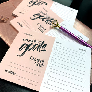 Goal Crushing Notepad