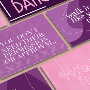 Manifestation Cards with Stand