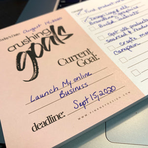 Goal Crushing Notepad